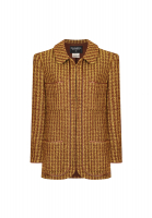 Жакет Chanel с кожаной окантовкой