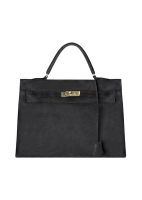 Замшевая сумка Hermès Kelly 35