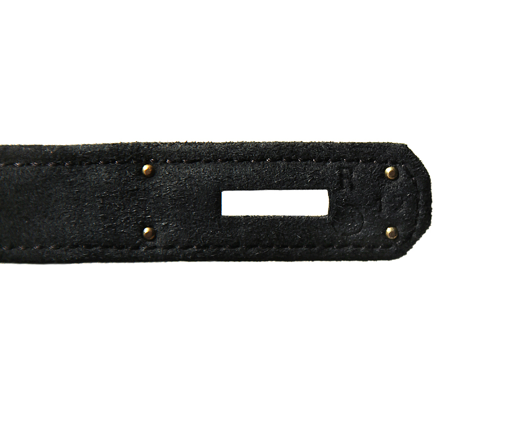 Замшевая сумка Hermès Kelly 35