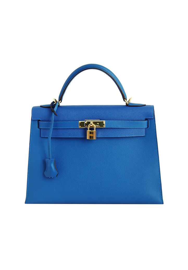 Сумка Hermès Kelly 32 в коже Epsom