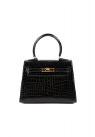 Крокодиловая сумка Hermès Mini Kelly 20 в коже Porosus