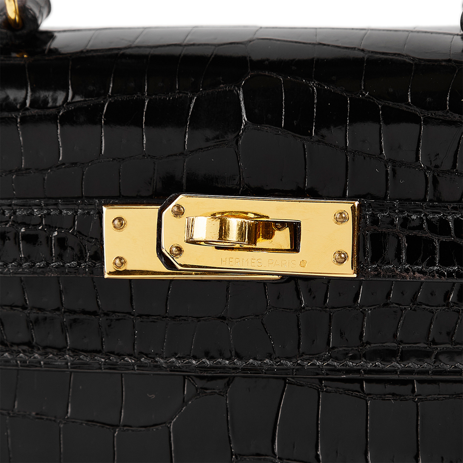 Крокодиловая сумка Hermès Mini Kelly 20 в коже Porosus