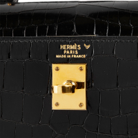 Крокодиловая сумка Hermès Mini Kelly 20 в коже Porosus