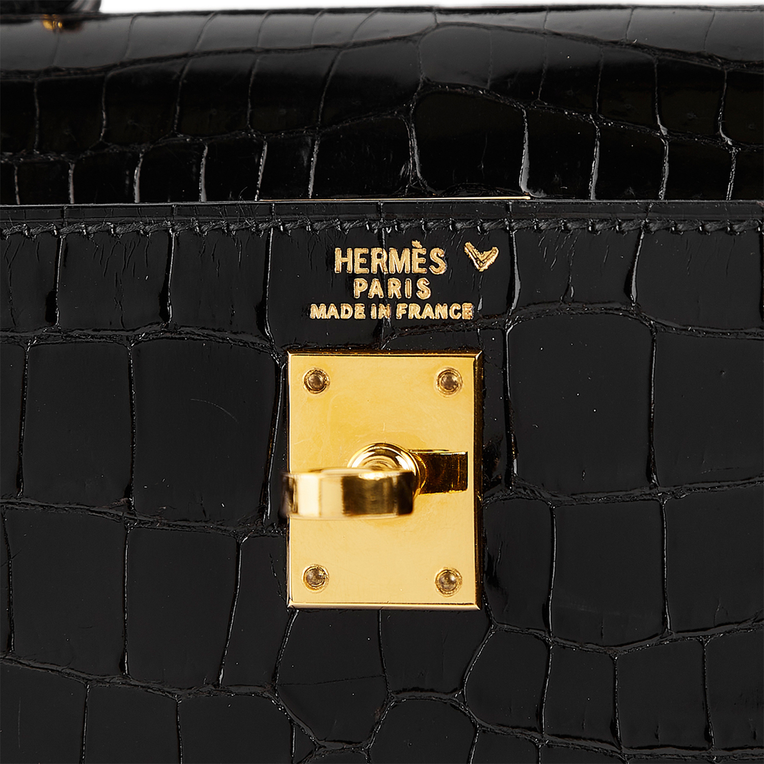 Крокодиловая сумка Hermès Mini Kelly 20 в коже Porosus