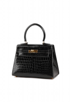 Крокодиловая сумка Hermès Mini Kelly 20 в коже Porosus