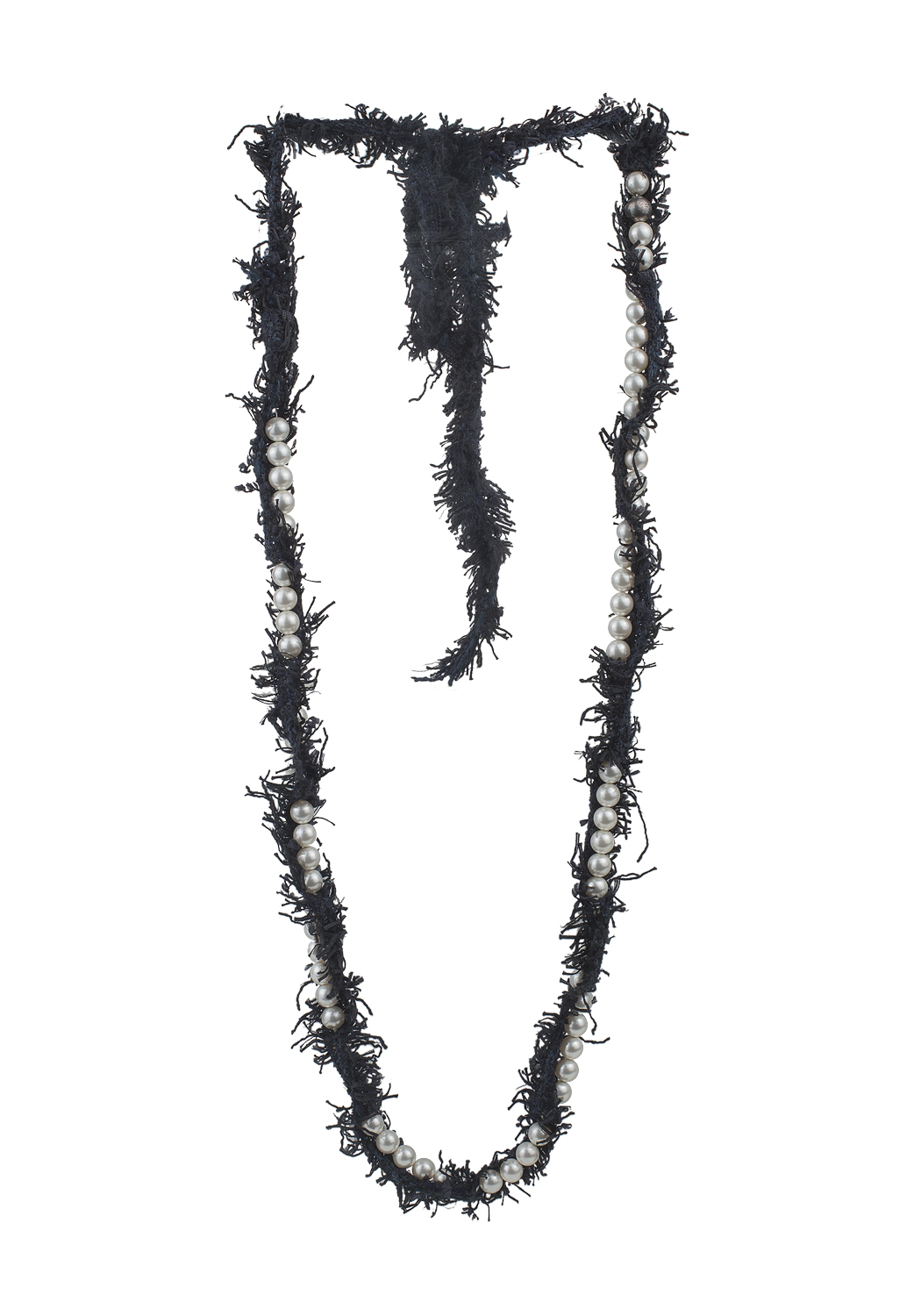 Жемчужное колье Lanvin с бахромой