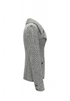 Чёрно-белое полупальто Chanel