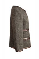 Шерстяной жакет Chanel c накладными карманами