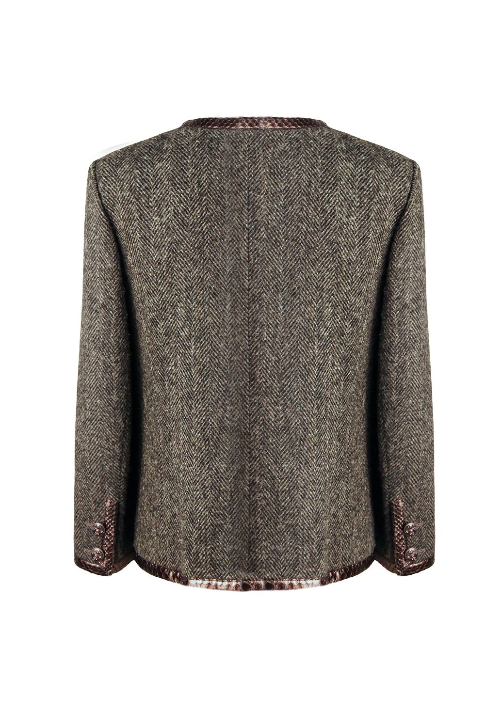 Шерстяной жакет Chanel c накладными карманами