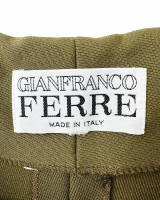 Зеленые брюки Gianfranco Ferre