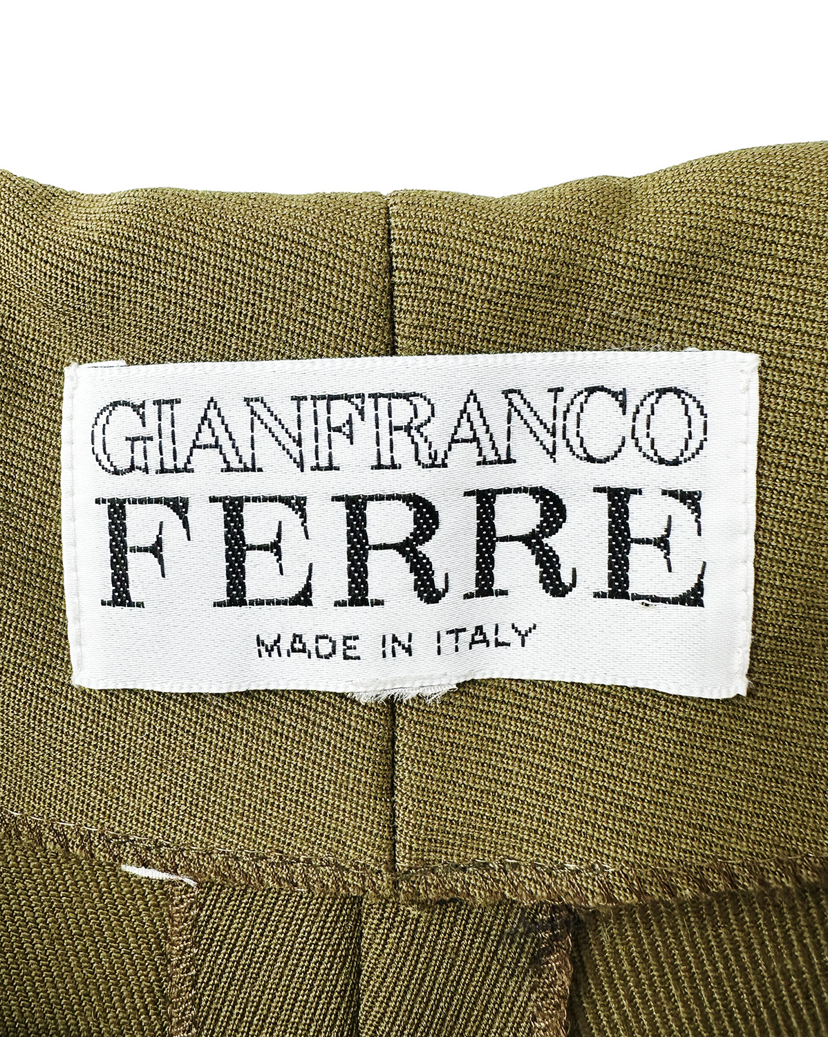 Зеленые брюки Gianfranco Ferre