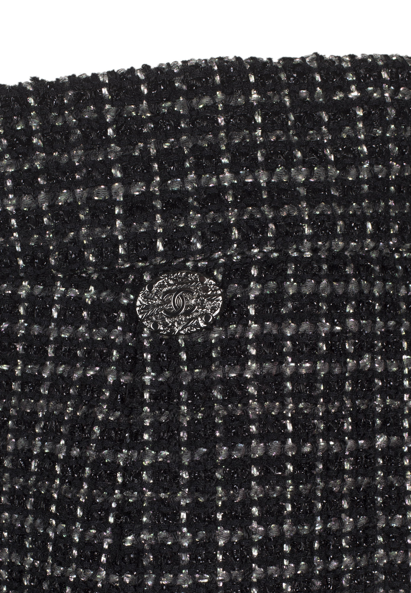 Клетчатая юбка Chanel с люрексом