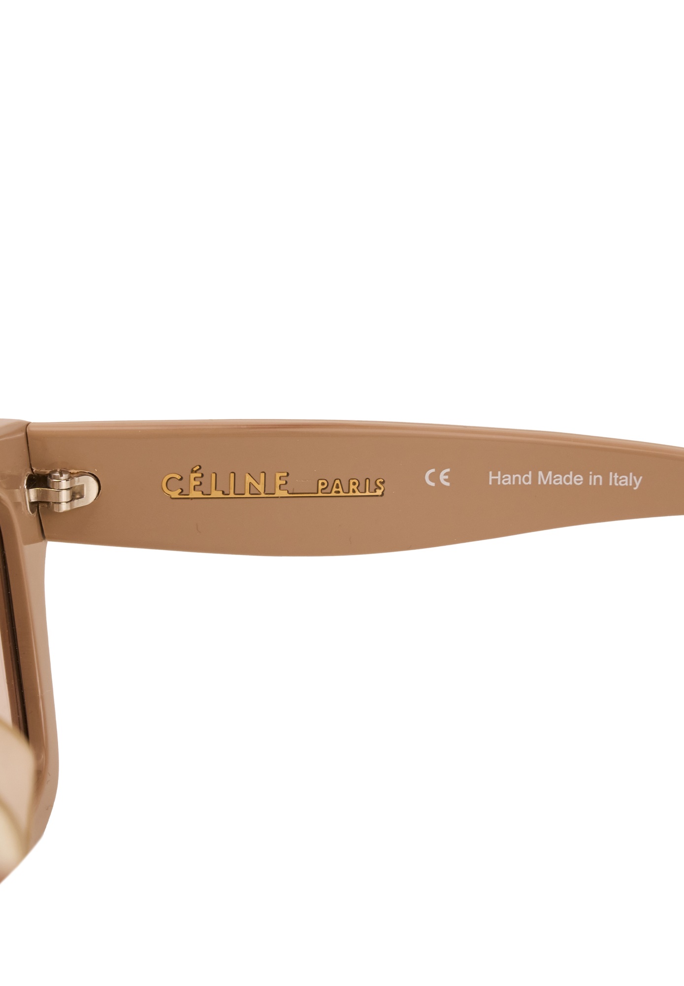 Бежевые солнцезащитные очки Céline