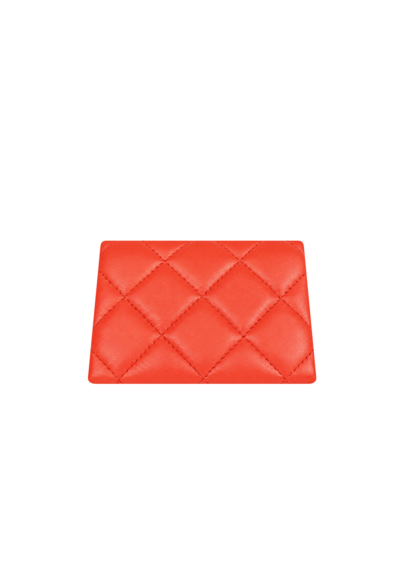 Коралловая сумка Chanel Pearl Chain Mini Clutch