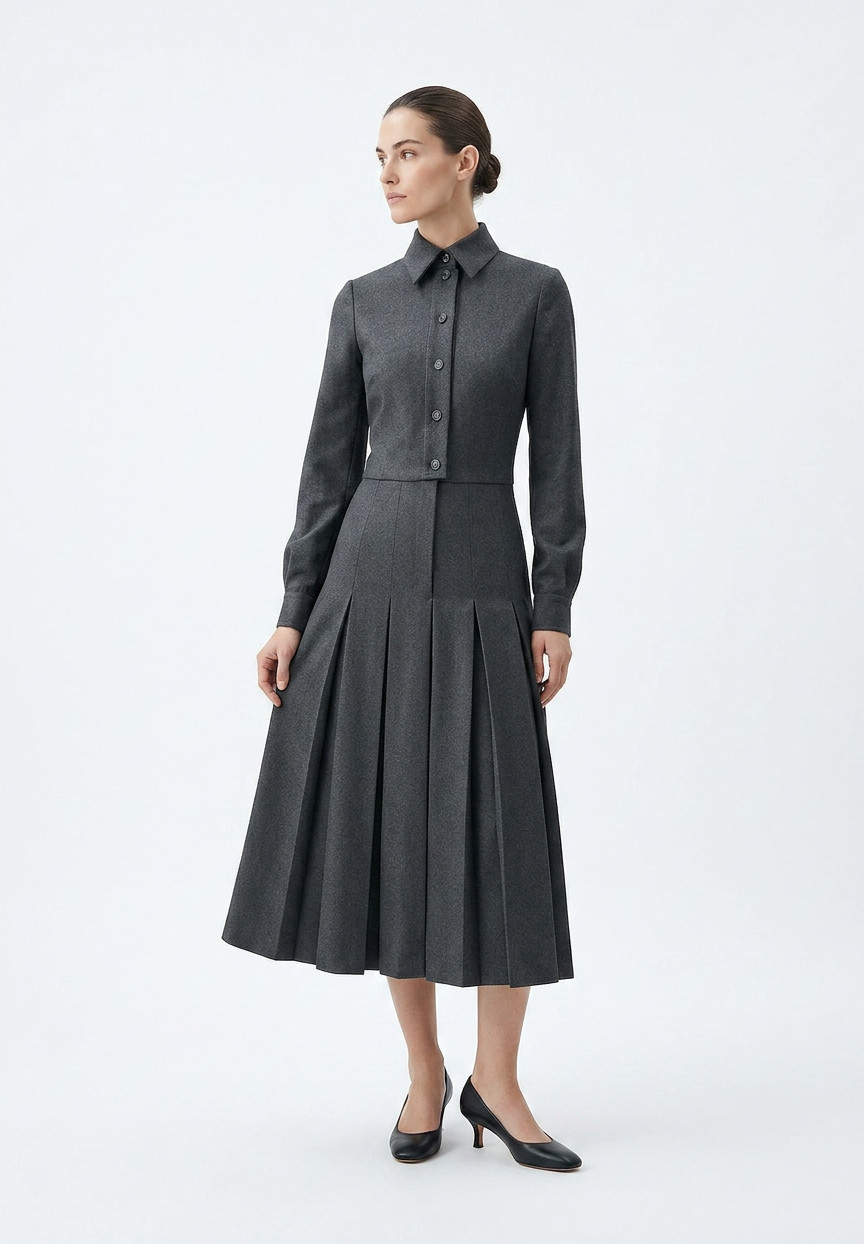 Серый комбинезон Christian Dior