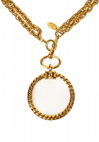 Колье Chanel с подвеской-лупой