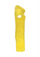 Жёлтое вязаное платье John Galliano