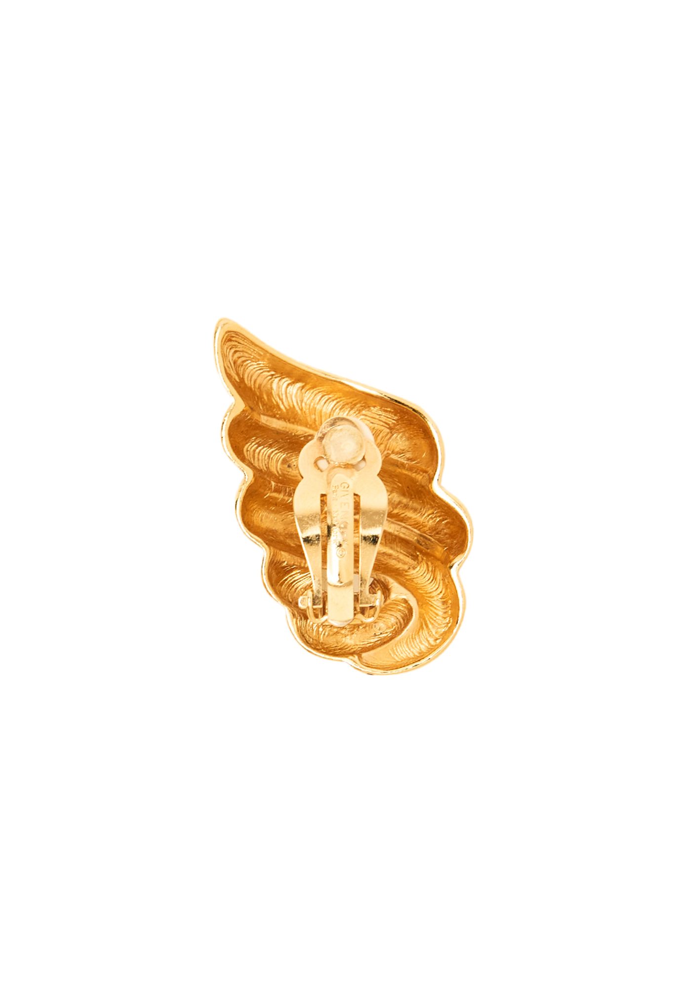 Золотистые клипсы Givenchy