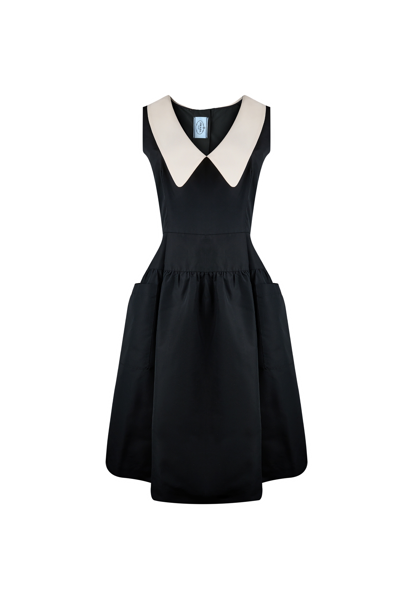 Платье Prada с белым воротником