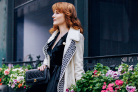 Черное бархатное платье Yves Saint Laurent