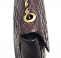 Темно-синяя кожаная сумка Pierre Balmain