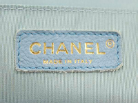 Джинсовый стеганый рюкзак Chanel