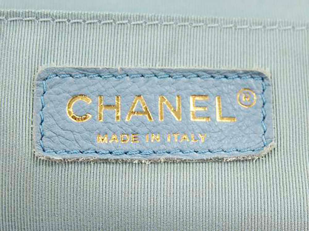 Джинсовый стеганый рюкзак Chanel