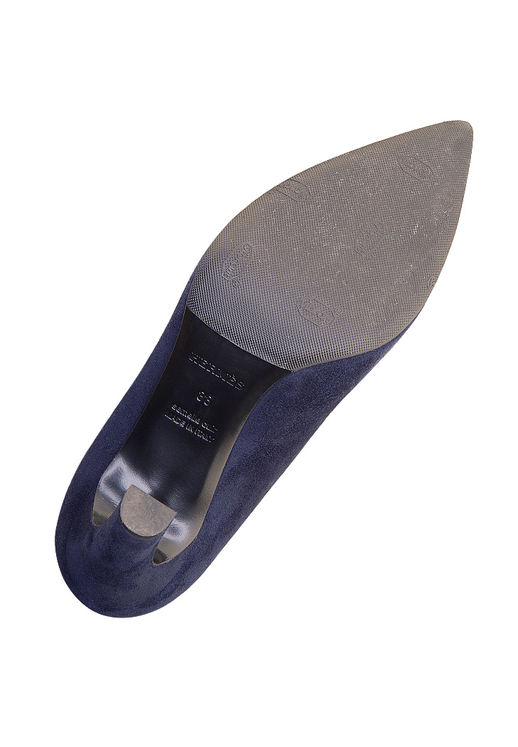 Замшевые туфли Hermès