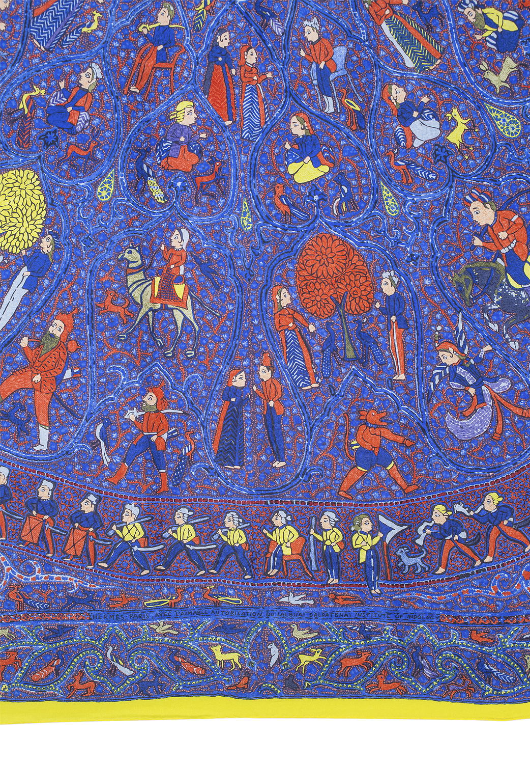 Шелковый платок Hermès Lalbhai Dalpatbhai Institute