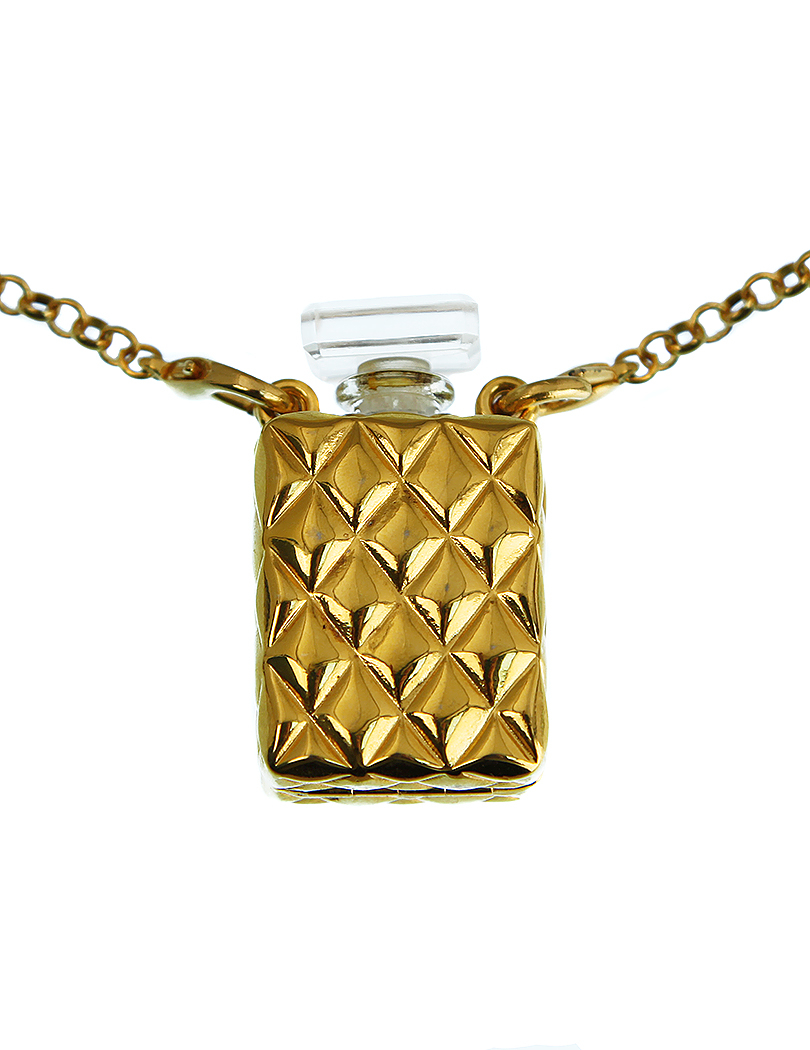 Колье Chanel с флаконом духов