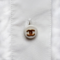 Белая блузка Chanel