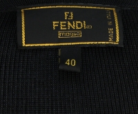 Черно-белый джемпер Fendi
