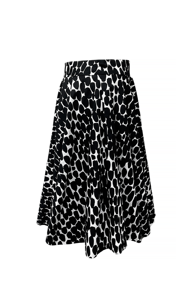 Чёрно-белая юбка Gucci