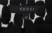 Чёрно-белая юбка Gucci