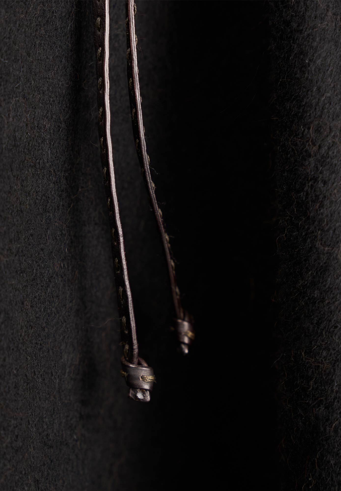 Шарф-накидка Fendi с мехом лисы