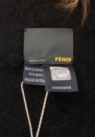 Шарф-накидка Fendi с мехом лисы
