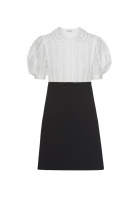 Чёрно-белое платье Miu Miu