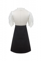 Чёрно-белое платье Miu Miu