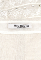 Чёрно-белое платье Miu Miu