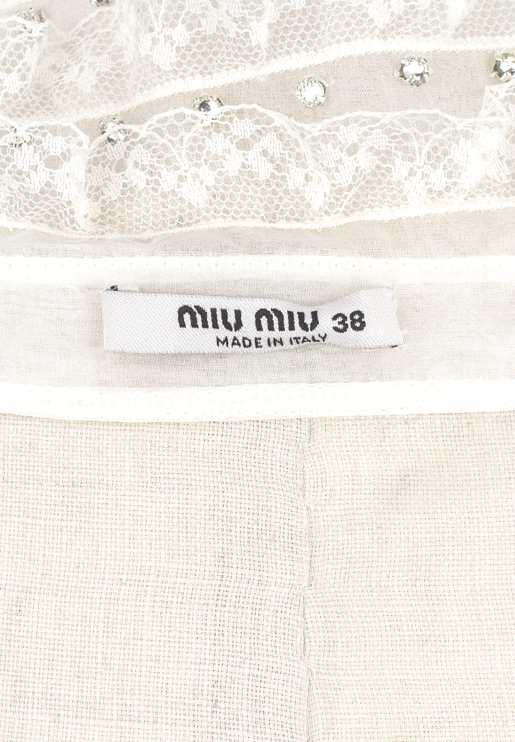 Чёрно-белое платье Miu Miu