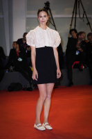 Чёрно-белое платье Miu Miu