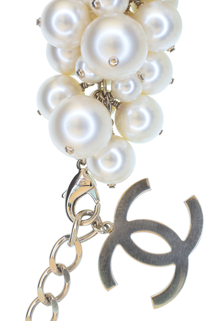 Массивное жемчужное колье Chanel