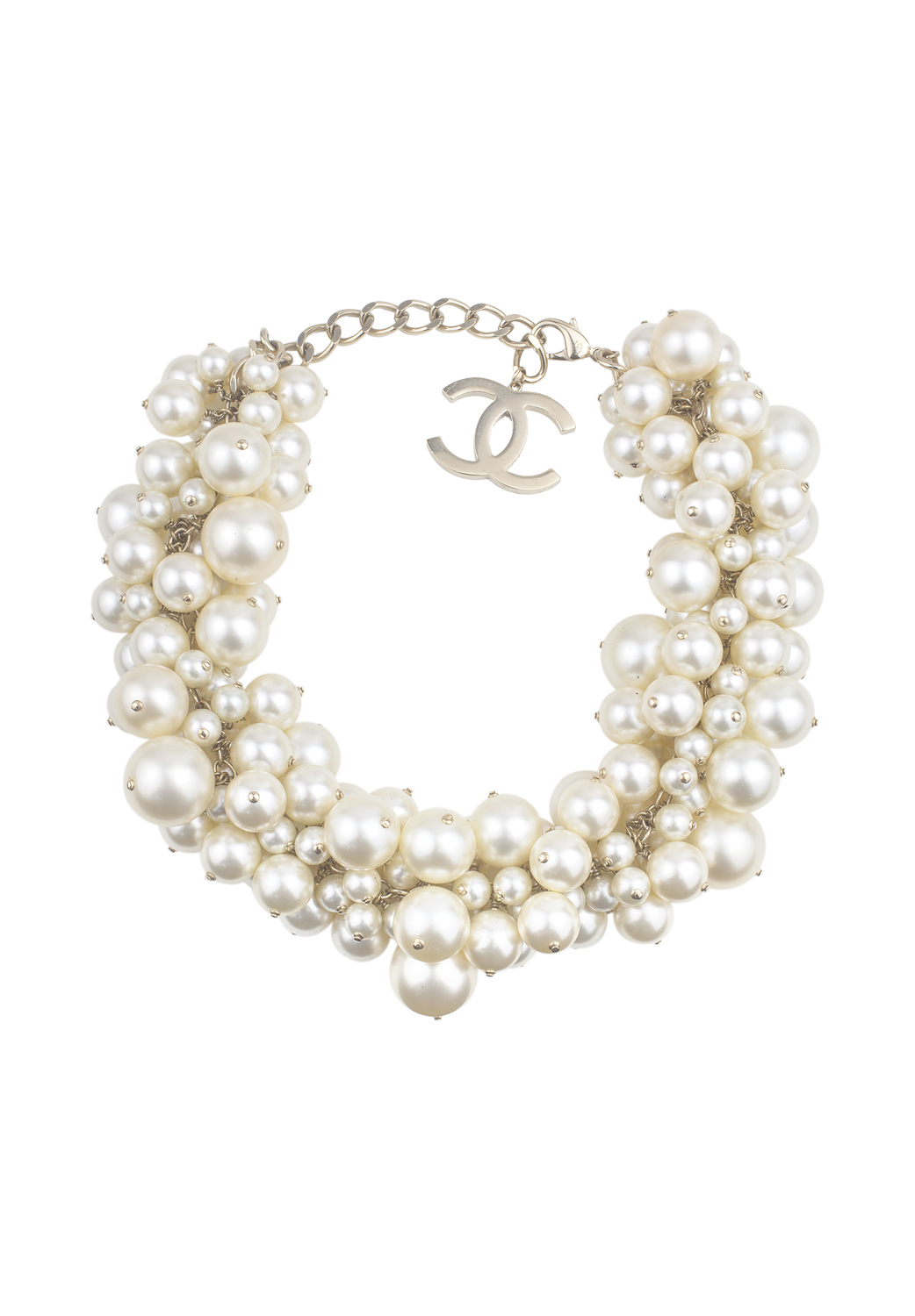 Массивное жемчужное колье Chanel