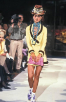 Голубое платье Christian Dior