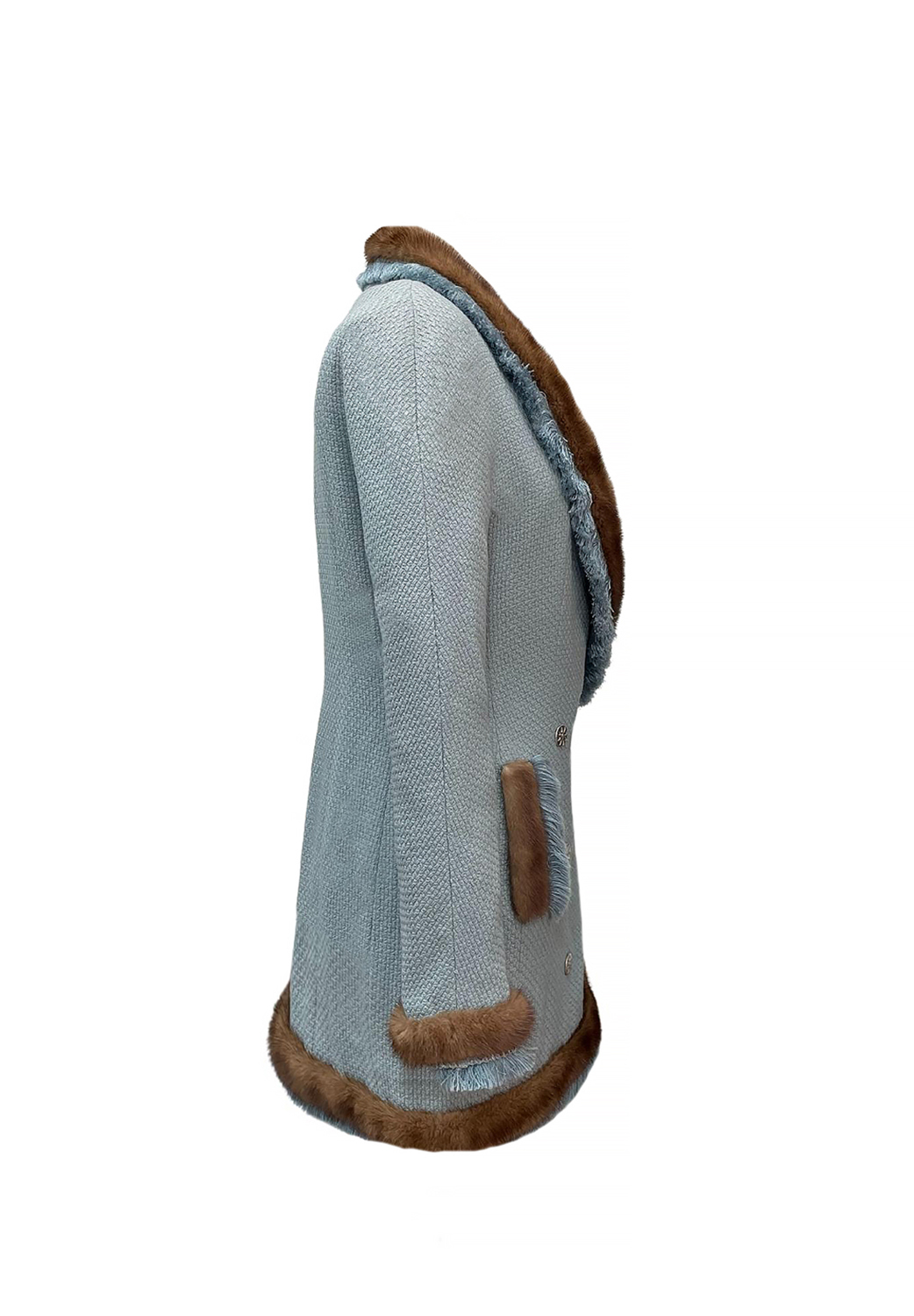 Голубое платье Christian Dior