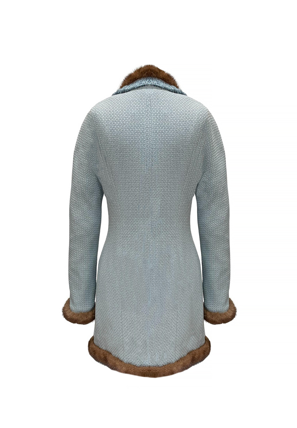 Голубое платье Christian Dior