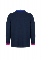 Синий кашемировый кардиган Chanel 