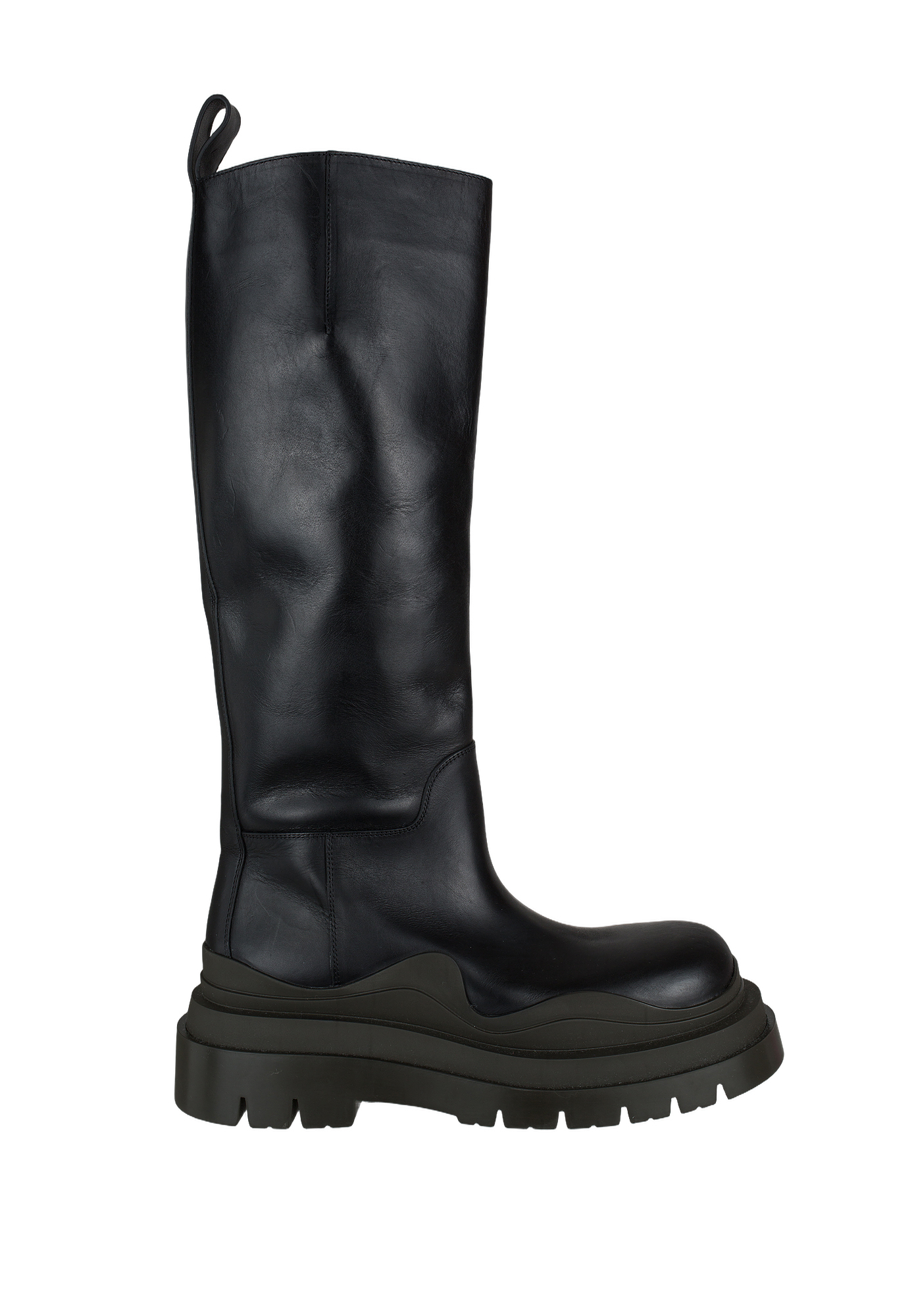 Чёрные сапоги Bottega Veneta