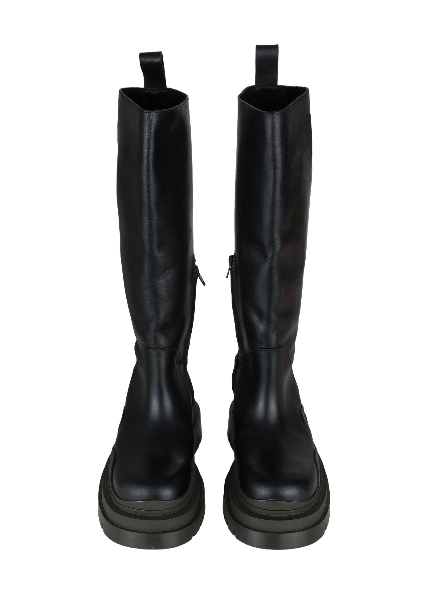 Чёрные сапоги Bottega Veneta