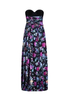 Шелковое платье Christian Dior с цветами